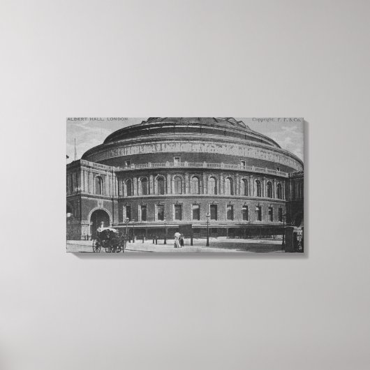 Uitzicht van de Albert Hall, c.1900 Canvas Afdruk (Voorkant)