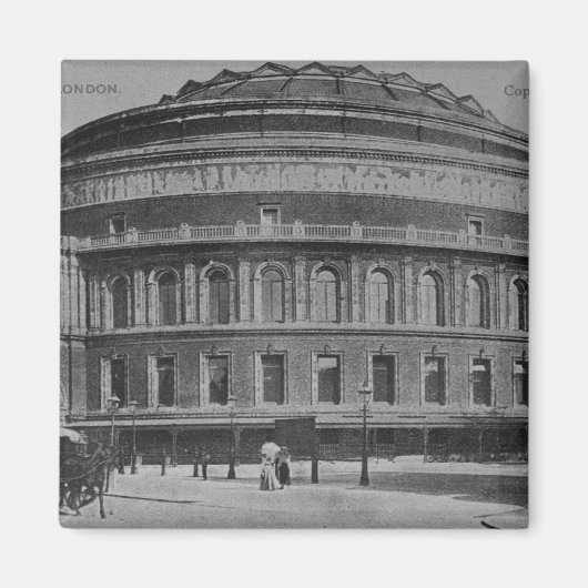 Uitzicht van de Albert Hall, c.1900 Magneet (Voorkant)