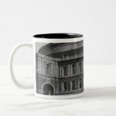 Uitzicht van de Albert Hall, c.1900 Tweekleurige Koffiemok (Links)