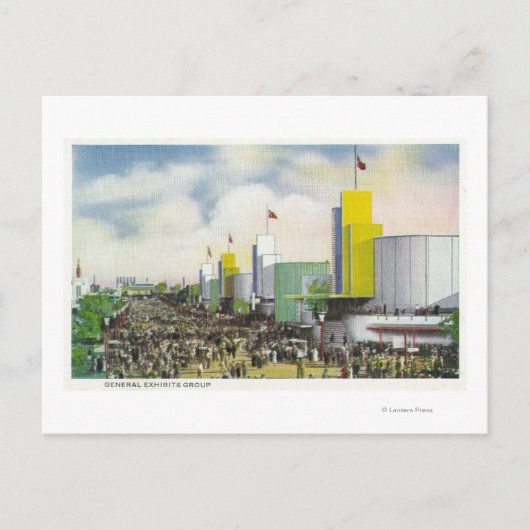 Uitzicht van de Algemene Exhibitgroep Briefkaart (Voorkant)