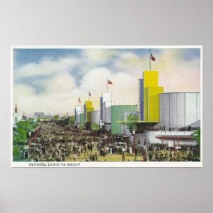 Uitzicht van de Algemene Exhibitgroep Poster