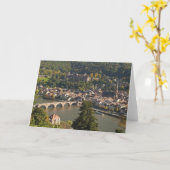 Uitzicht van de Alte Brucke of Oude Brug Kaart (Gele Bloem)