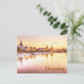 Uitzicht van de Altstadt over de Elbe in Dresden Briefkaart (Staand voorkant)