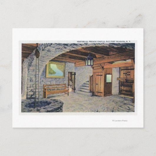 Uitzicht van de Amerikaanse, Britse en Franse vlag Briefkaart (Voorkant)