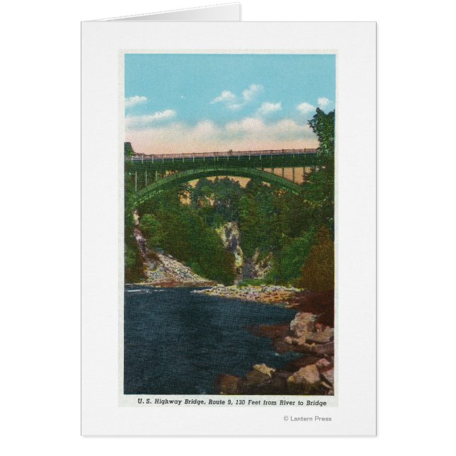 Uitzicht van de Amerikaanse Hoedbrug, route 9 (Voorkant)