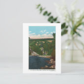 Uitzicht van de Amerikaanse Hoedbrug, route 9 Briefkaart (Staand voorkant)