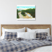 Uitzicht van de Ammono-onderste Herfsten Canvas Afdruk (Insitu (Slaapkamer))
