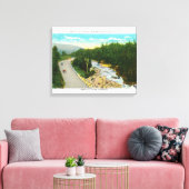 Uitzicht van de Ammono-onderste Herfsten Canvas Afdruk (Insitu (Woonkamer))