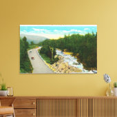 Uitzicht van de Ammono-onderste Herfsten Canvas Afdruk (Insitu (Woonkamer))