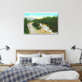 Uitzicht van de Ammono-onderste Herfsten Canvas Afdruk (Insitu (Slaapkamer))