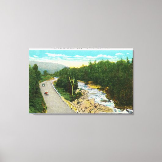 Uitzicht van de Ammono-onderste Herfsten Canvas Afdruk (Voorkant)