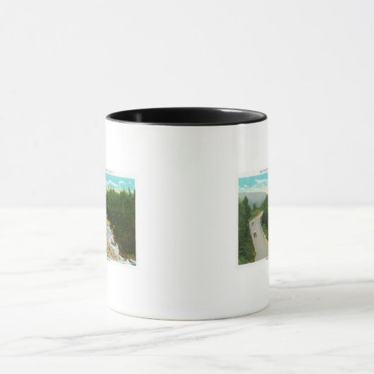 Uitzicht van de Ammono-onderste Herfsten Mok (Midden)