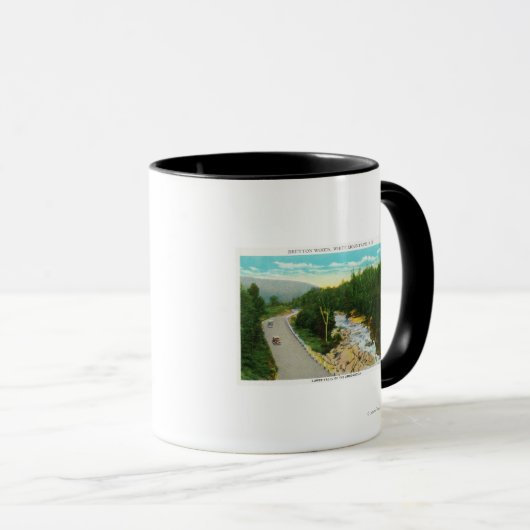 Uitzicht van de Ammono-onderste Herfsten Mok (Voorkant rechts)