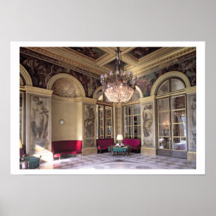 Uitzicht van de Antechamber met aantijzige afbeeld Poster