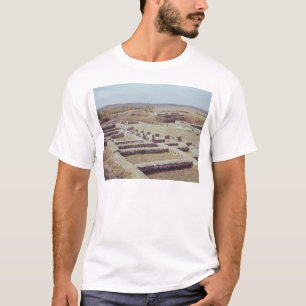 Uitzicht van de archeologische vindplaats, 1450-12 t-shirt