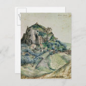 Uitzicht van de Arco-vallei in Tirol, 1495 Briefkaart (Voorkant / Achterkant)