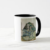 Uitzicht van de Arco-vallei in Tirol, 1495 Mok (Voorkant rechts)