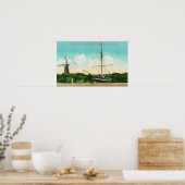 Uitzicht van de Arctische Sloop van Amundsen Poster (Keuken)