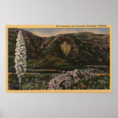 Uitzicht van de Arrowiad - San Bernardino Mts., CA Poster (Voorkant)