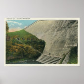 Uitzicht van de Ashokan Reservoir Dam Poster (Voorkant)