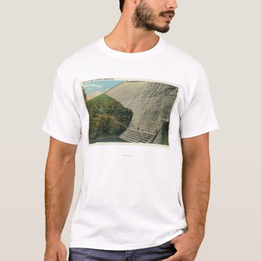 Uitzicht van de Ashokan Reservoir Dam T-shirt (Voorkant)