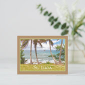 UITZICHT VAN DE ATLANTISCHE OCEAAN UIT PIGEON-EILA BRIEFKAART (Staand voorkant)