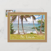 UITZICHT VAN DE ATLANTISCHE OCEAAN UIT PIGEON-EILA BRIEFKAART (Voorkant / Achterkant)