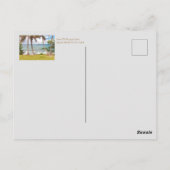 UITZICHT VAN DE ATLANTISCHE OCEAAN UIT PIGEON-EILA BRIEFKAART (Achterkant)