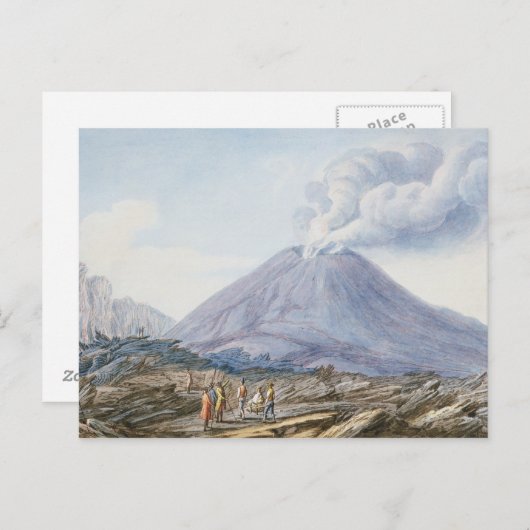 Uitzicht van de Atrio di Cavallo tussen Somma en V Briefkaart (Voorkant / Achterkant)