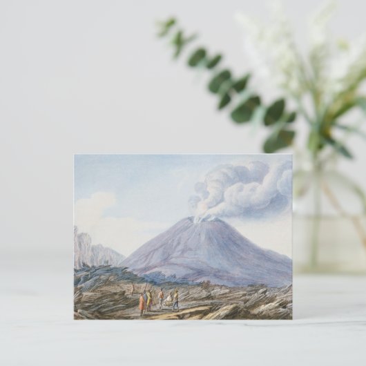 Uitzicht van de Atrio di Cavallo tussen Somma en V Briefkaart (Staand voorkant)