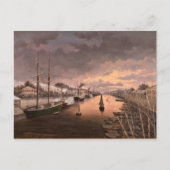 Uitzicht van de Aura in Turku Briefkaart (Voorkant)