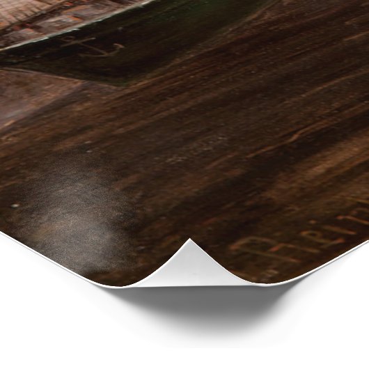 Uitzicht van de Aura in Turku Perfect Poster (Hoek)