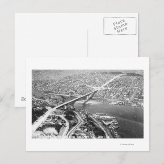 Uitzicht van de Aurora-brug Briefkaart (Voorkant / Achterkant)