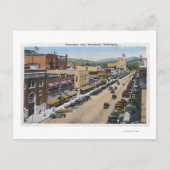 Uitzicht van de Avenue Wenatchee Briefkaart (Voorkant)