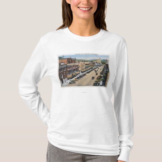 Uitzicht van de Avenue Wenatchee T-shirt (Voorkant)