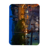 Uitzicht van de avond Bilbao. Magneet (Verticaal)