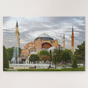 Uitzicht van de Aya Sophia. (Hagia Sophia Museum). Legpuzzel