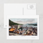 Uitzicht van de baai van de stad Ketchikan, AK Briefkaart (Voorkant / Achterkant)