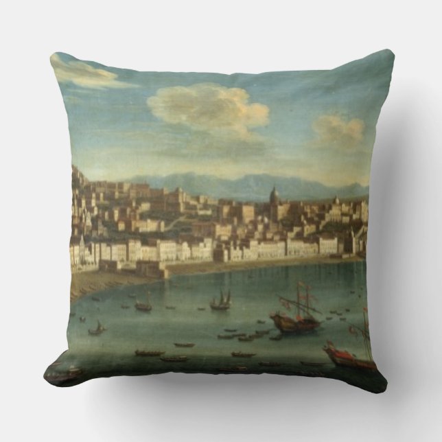 Uitzicht van de baai van Napels uit de baai van Ch Kussen (Voorkant)