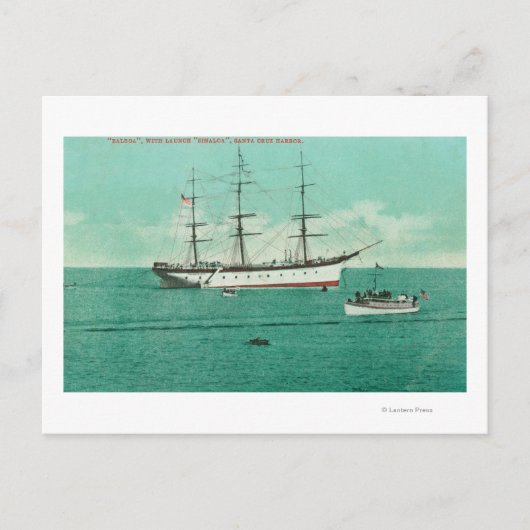 Uitzicht van de Balboa en de Sinaloa Entering Briefkaart (Voorkant)