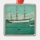 Uitzicht van de Balboa en de Sinaloa Entering Metalen Ornament (Voorkant)