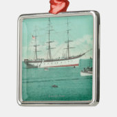 Uitzicht van de Balboa en de Sinaloa Entering Metalen Ornament (Links)