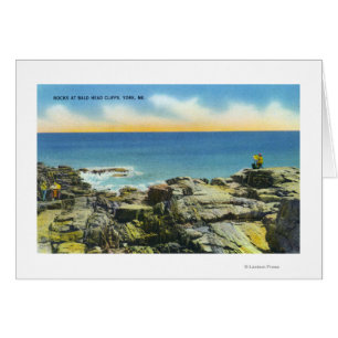 Uitzicht van de Bald Head Cliffs of the Rocks and 