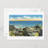 Uitzicht van de Bald Head Cliffs of the Rocks and  Briefkaart (Voorkant / Achterkant)
