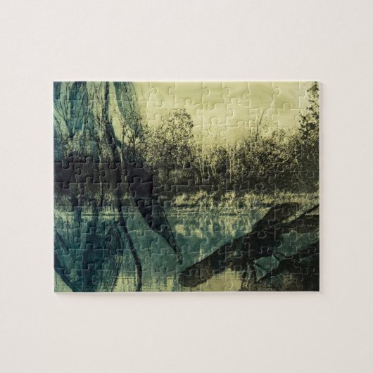 Uitzicht van de Bank Legpuzzel (Horizontaal)