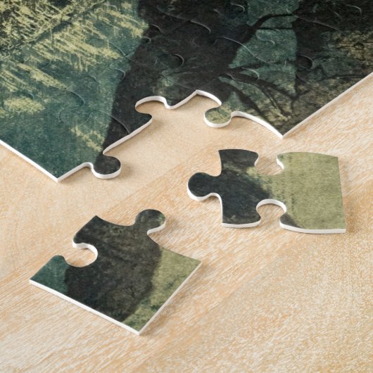 Uitzicht van de Bank Legpuzzel (Zijkant)