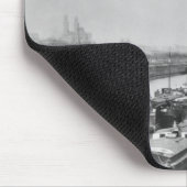 Uitzicht van de banken van de Seine en de Eiffel Muismat (Hoek)