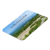 Uitzicht van de Bar Harbour uit de Cadillac Mounta Magneet (Linkerzijde)