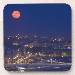 Uitzicht van de Basis van de Visserij naast Matyas Drankjes Onderzetter