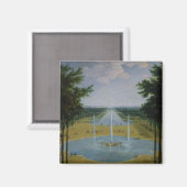 Uitzicht van de Bassin d'Apollon Magneet (Voorkant / Achterkant)
